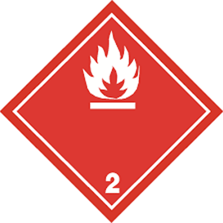 Etichetta di pericolo, classe 2.1