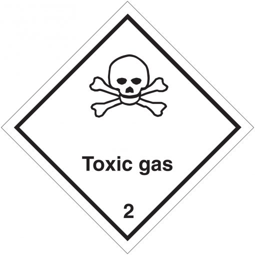 Gefahrgut-Etikette 2.3  Toxic gas