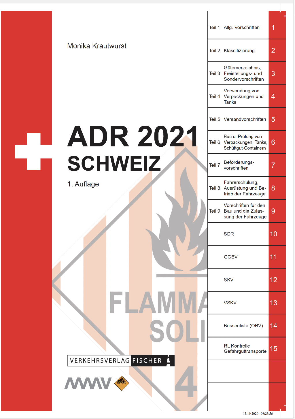 ADR 2021 Ausgabe Schweiz